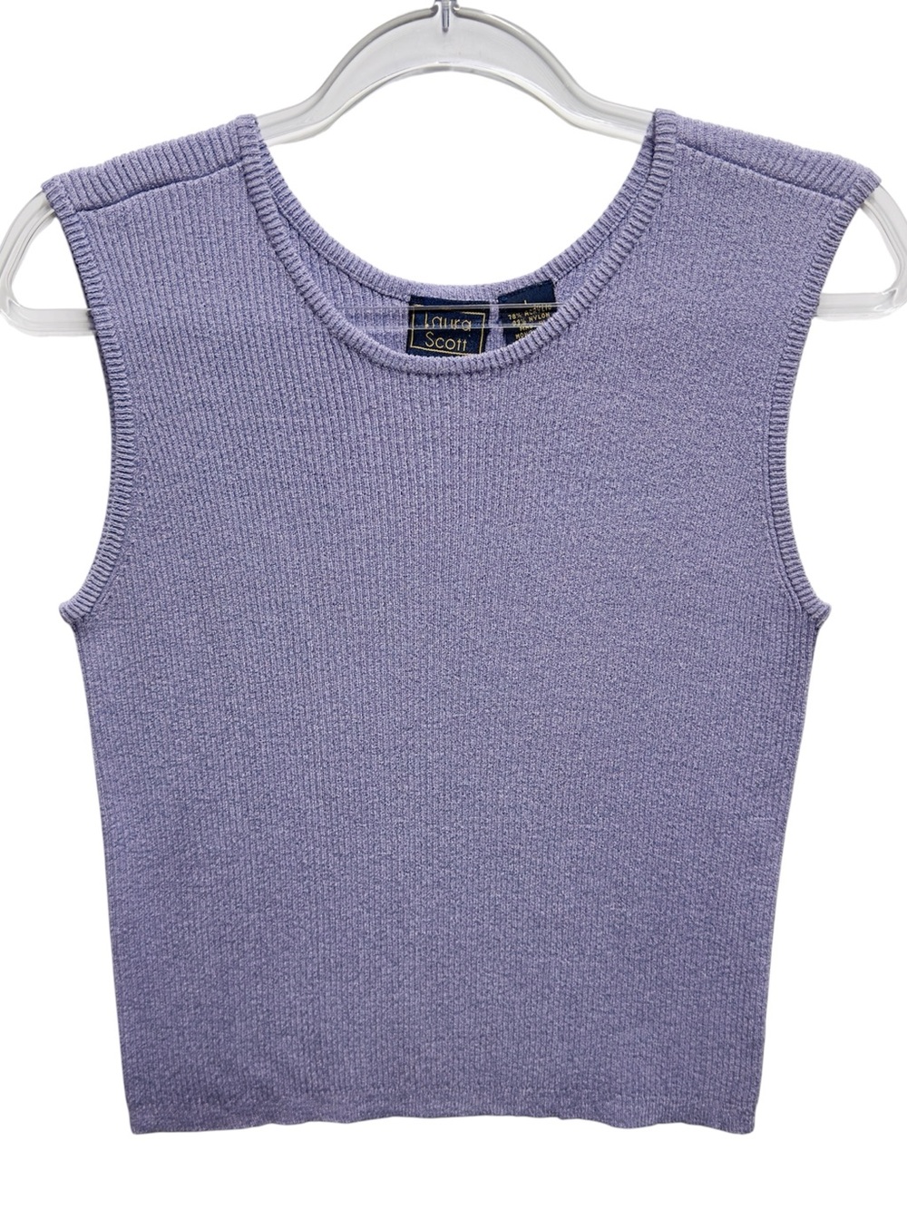 Rib Knit Sweater Tank Top Vest Pullover Jumper